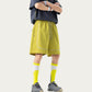 Men's Lightweight Athletic Shorts with Elastic Drawstring Waist Zipper Pocket Detail and Relaxed Fit
