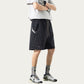 Men's Lightweight Athletic Shorts with Elastic Drawstring Waist Relaxed Fit Design and Side Pocket