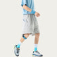 Men's Lightweight Athletic Shorts with Elastic Drawstring Waist Relaxed Fit Design and Side Pocket