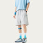 Men's Lightweight Athletic Shorts with Elastic Drawstring Waist Relaxed Fit Design and Side Pocket