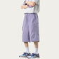 Men's Longline Athletic Shorts with Elastic Drawstring Waist Multi Zipper Pocket Design