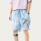 Men's Lightweight Athletic Shorts with Elastic Drawstring Waist Mesh Lining Detail and Relaxed Fit