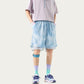 Men's Lightweight Athletic Shorts with Elastic Drawstring Waist Mesh Lining Detail and Relaxed Fit