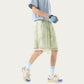 Men's Lightweight Athletic Shorts with Elastic Drawstring Waist Mesh Lining Detail and Relaxed Fit