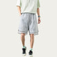 Men's Lightweight Athletic Shorts with Elastic Drawstring Waist Mesh Lining Detail and Relaxed Fit