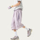 Men's Lightweight Cargo Athletic Shorts with Elastic Drawstring Waist Multi Pocket Design