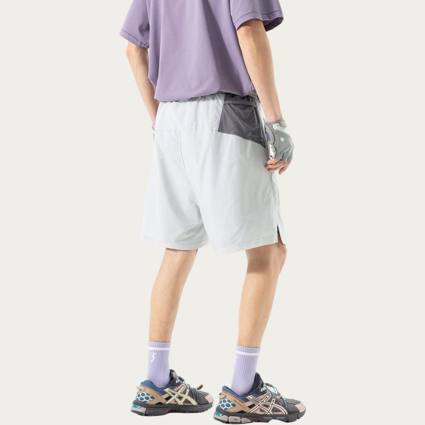 Men's Lightweight Athletic Shorts with Elastic Drawstring Waistband Relaxed Fit and Side Pocket