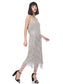 Sequin Fringe Flapper Midi Dress