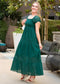 Off Shoulder Lace Maxi Dress
