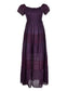Off Shoulder Lace Maxi Dress
