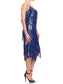 Sequin Fringe Flapper Midi Dress