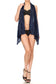 Womens Sleeveless Open Front Crochet Shawl Cardigan Bikini Cover Up