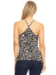 Anna-Kaci Womens Casual Leopard Print Spaghetti Strap Soft Racerback Tank Top