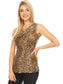 Leopard Print V-Neck Tank Top