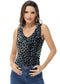 Leopard Print V-Neck Tank Top