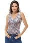 Leopard Print V-Neck Tank Top