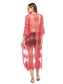Long Floral Lace Embroidered Kimono