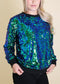 Sequin Long Sleeve Sparkly Pullover Sweatshirt