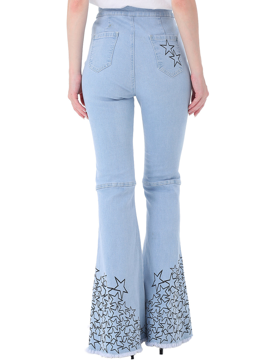 Bell Bottom High Waist Denim Jeans