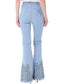 Bell Bottom High Waist Denim Jeans