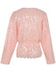 Anna-Kaci Womens 1920s Vintage Beaded Sparkly Sequin V Neck Long Sleeve Elastic Waist Batwing Party Tops
