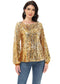 Sequin Party Sweatshirt Pullover Top