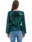 Sequin Party Sweatshirt Pullover Top