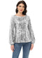 Sequin Party Sweatshirt Pullover Top