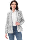 Anna-Kaci Women's Sequin Jackets Long Sleeve Open Front Glitter Sparkle Party Blazer Jacket