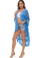 Crochet Boho Kimono Swim Cover-Up