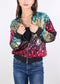 Anna-Kaci Womens Sequin Jacket Sparkle Long Sleeve Front Zip Casual Blazer Bomber Jacket With Pockets