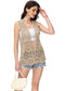 Anna-Kaci Womens Floral Crochet Cardigan Lace Trim Sleeveless Open Front Vest