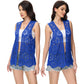 Anna-Kaci Womens Floral Crochet Cardigan Lace Trim Sleeveless Open Front Vest