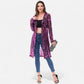Long Sequin Cardigan Open Front Sheer Duster Jacket