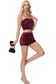 Anna-Kaci Women's Sparkly Sequin Shorts Elastic Waist Glitter Straight Leg Party Shorts with Pockets