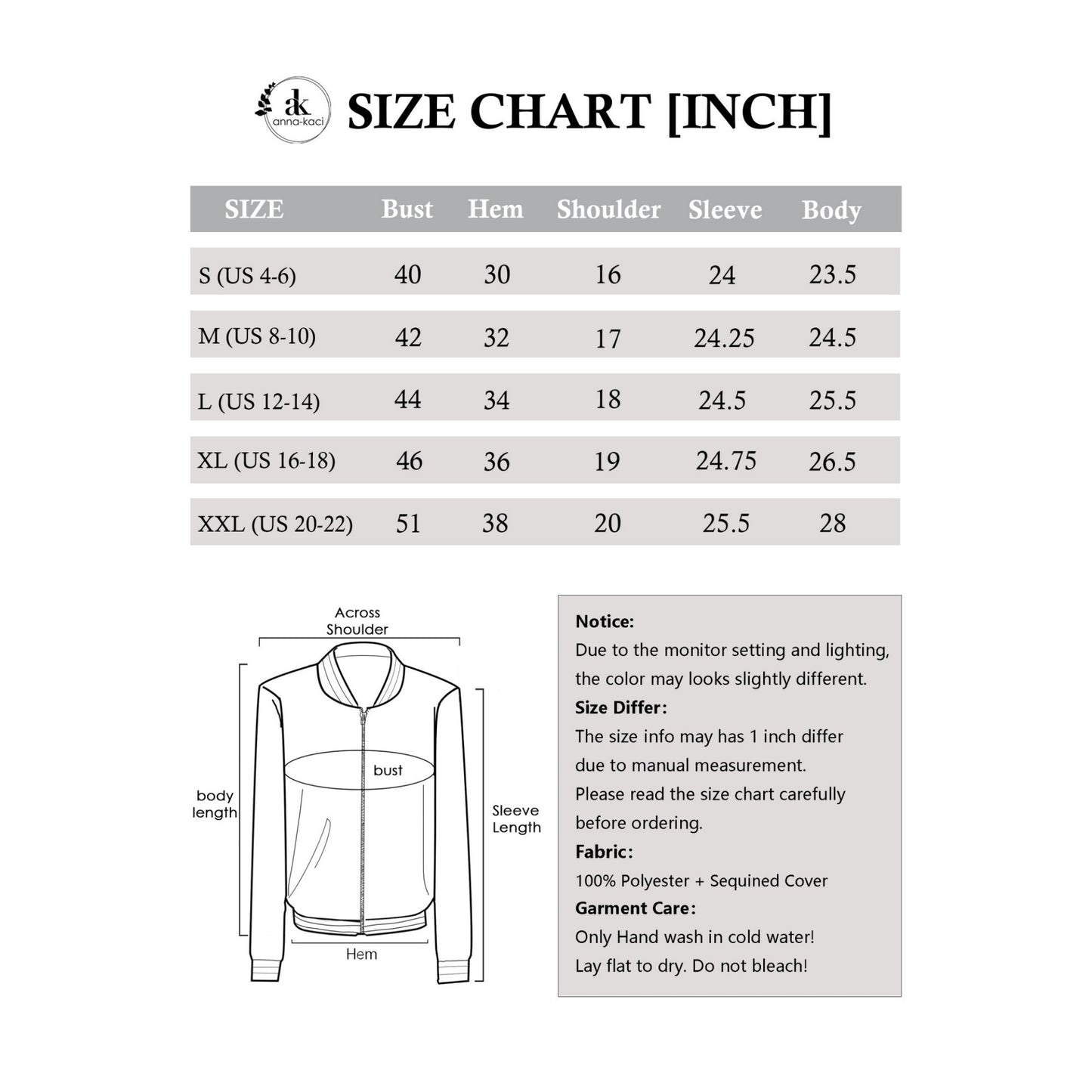 Sequin Bomber Jacket with Ribbed Trim and Front Zipper Closure