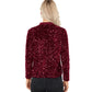 Sequin Bomber Jacket with Front Zipper Closure and Ribbed Trim