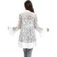 Sequin Mesh Cardigan with Sheer Embellished Sleeves and Flowing Open Front Design for Layering Style