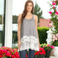 Catalina Embroidered Sleeveless Tunic