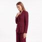 Double Breasted Blazer and Straight Leg Pants Two Piece Suit Set