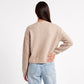 Open Front Soft Knit Cardigan Sweater