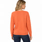 V Neck Relaxed Loose Long Sleeve Casual Knit Pullover Sweater