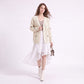 Floral Embroidered Button Front Cardigan