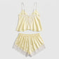 2-Piece Floral Lace Cami Top and Shorts Lingerie Set