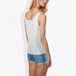 Sleeveless Knit Tank Top with Scoop Neck