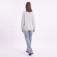 Oversized V Neck Longline Knit Pullover Sweater
