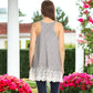 Catalina Embroidered Sleeveless Tunic