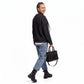 Oversized Chunky Knit Crewneck Pullover Sweater
