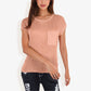 Sleeveless Knit Top with Ribbed Texture Front Patch Pocket