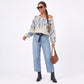 Abstract Graphic Print Long Sleeve Knit Sweater